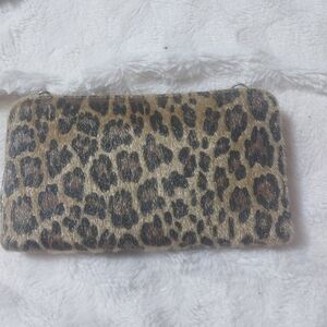 Leopard Print Clutch for Women
